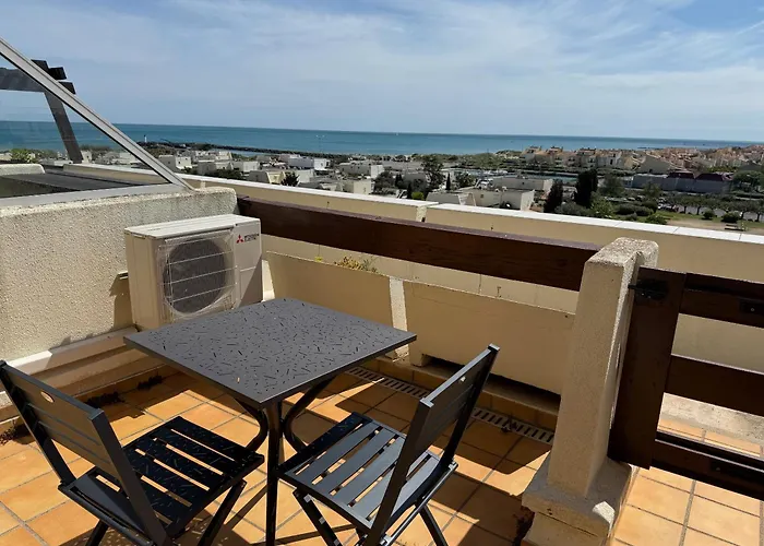 2 Pièces, Port Nature 4 Coursives, Vue Mer, Face Au Waïki Agde